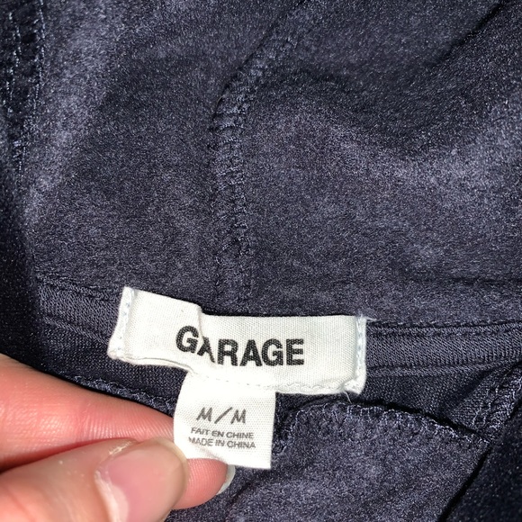 GARAGE blue cropped hoodie - Picture 2 of 2